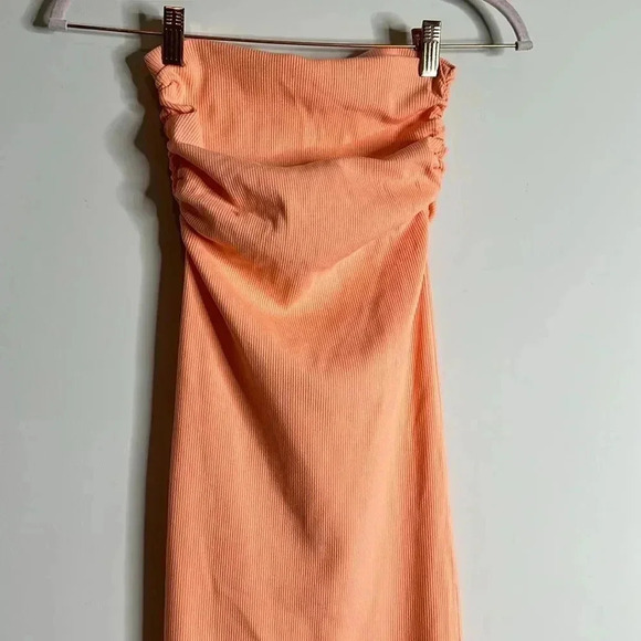 Coral Snatched maxi Skirt - Picture 10 of 10